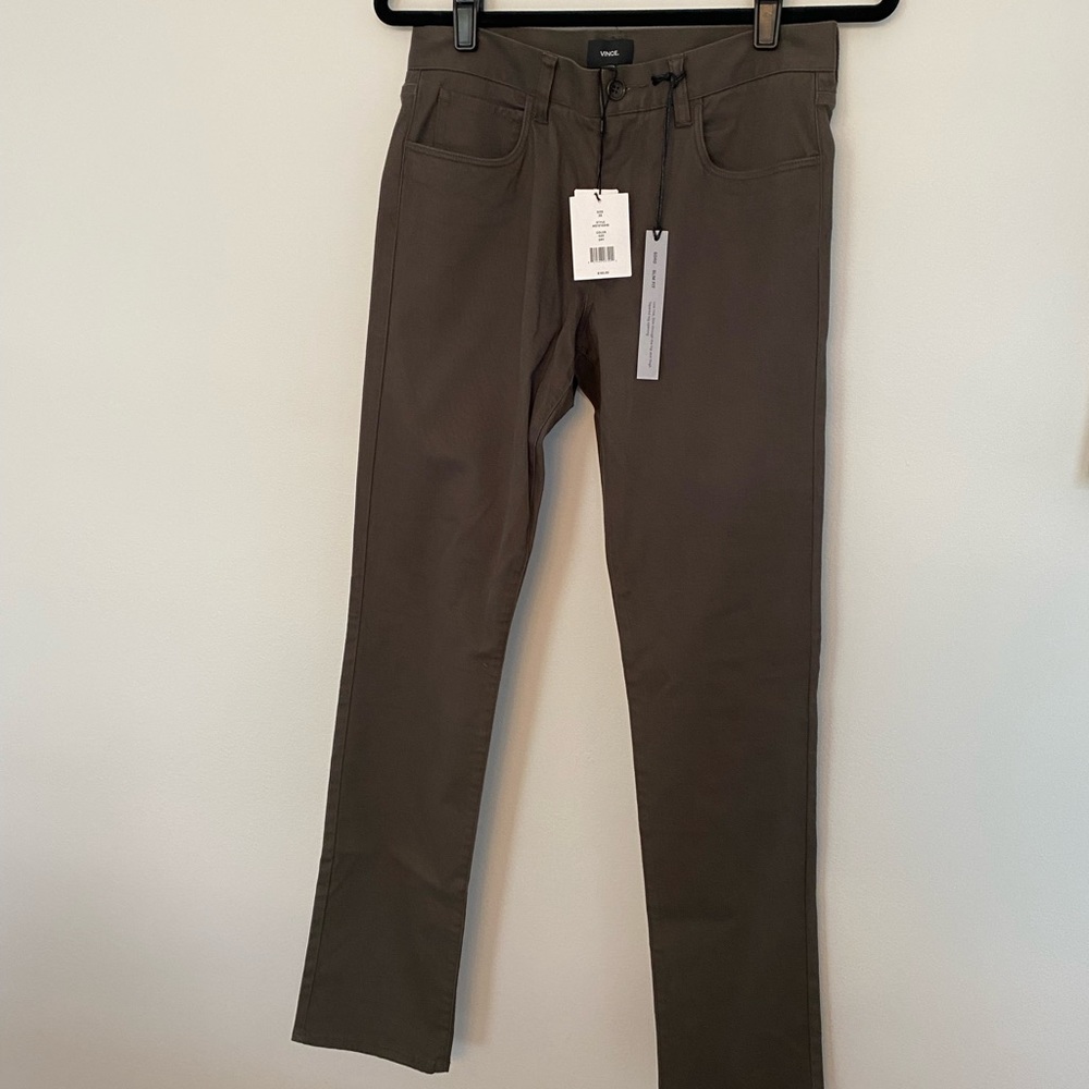 BNWT Vince Cotton Soho Slim Fit Pant Men’s Size 28